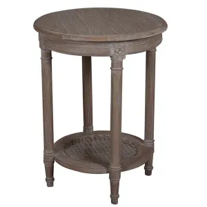 DA Polo Occasional Round Table Oak Wash thumbnail 1