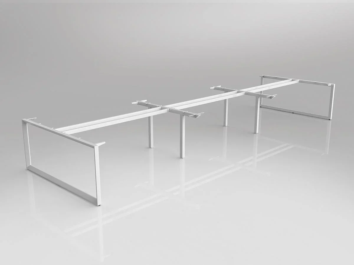 OL Anvil Double Sided 6 User Desk Frame