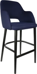 FL Sorbet Fabric Upholstered Timber Legs Hospitality Barstool thumbnail 6