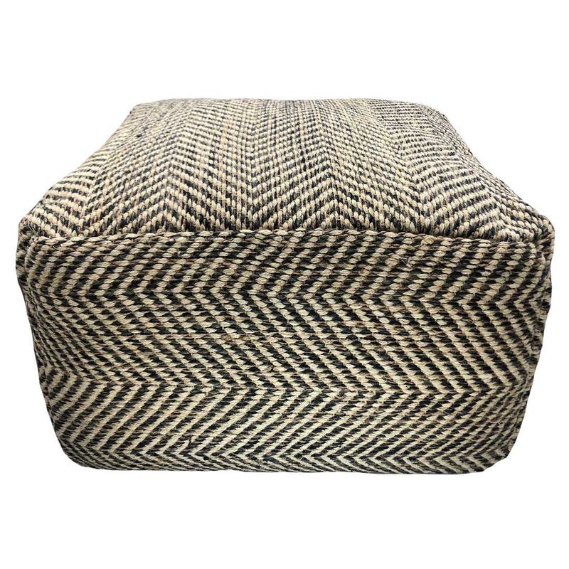 SH Belem Jute Upholstered Ottoman