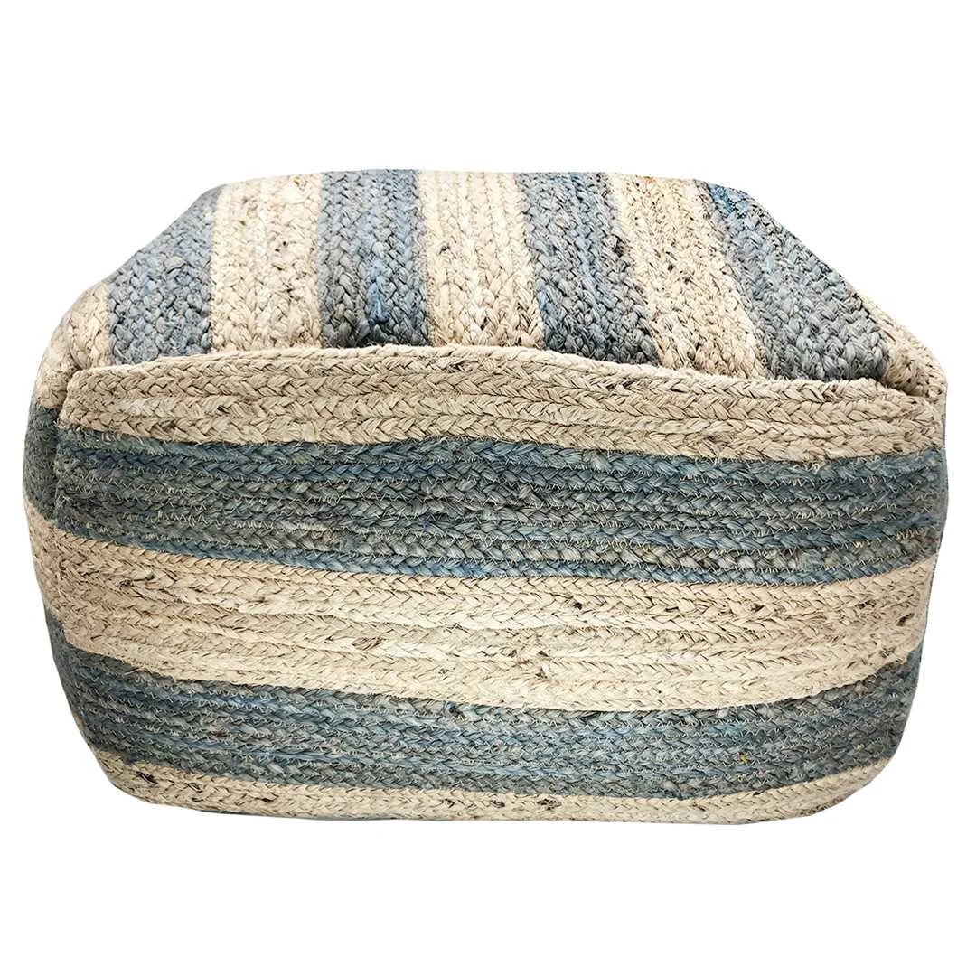 SH Fuzou Jute Upholstered Ottoman