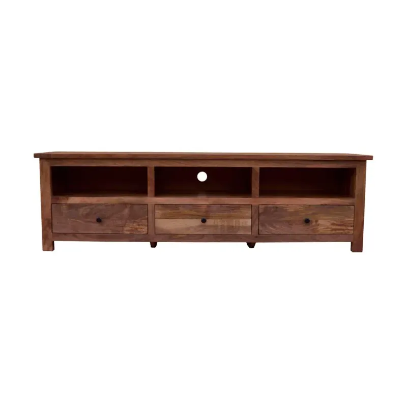 VI Kensington Parquetry MKII TV Unit 3 Drawers – Oak