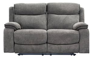 VI Archie 2 Seater Fabric Manual Recliner Lounge thumbnail 1