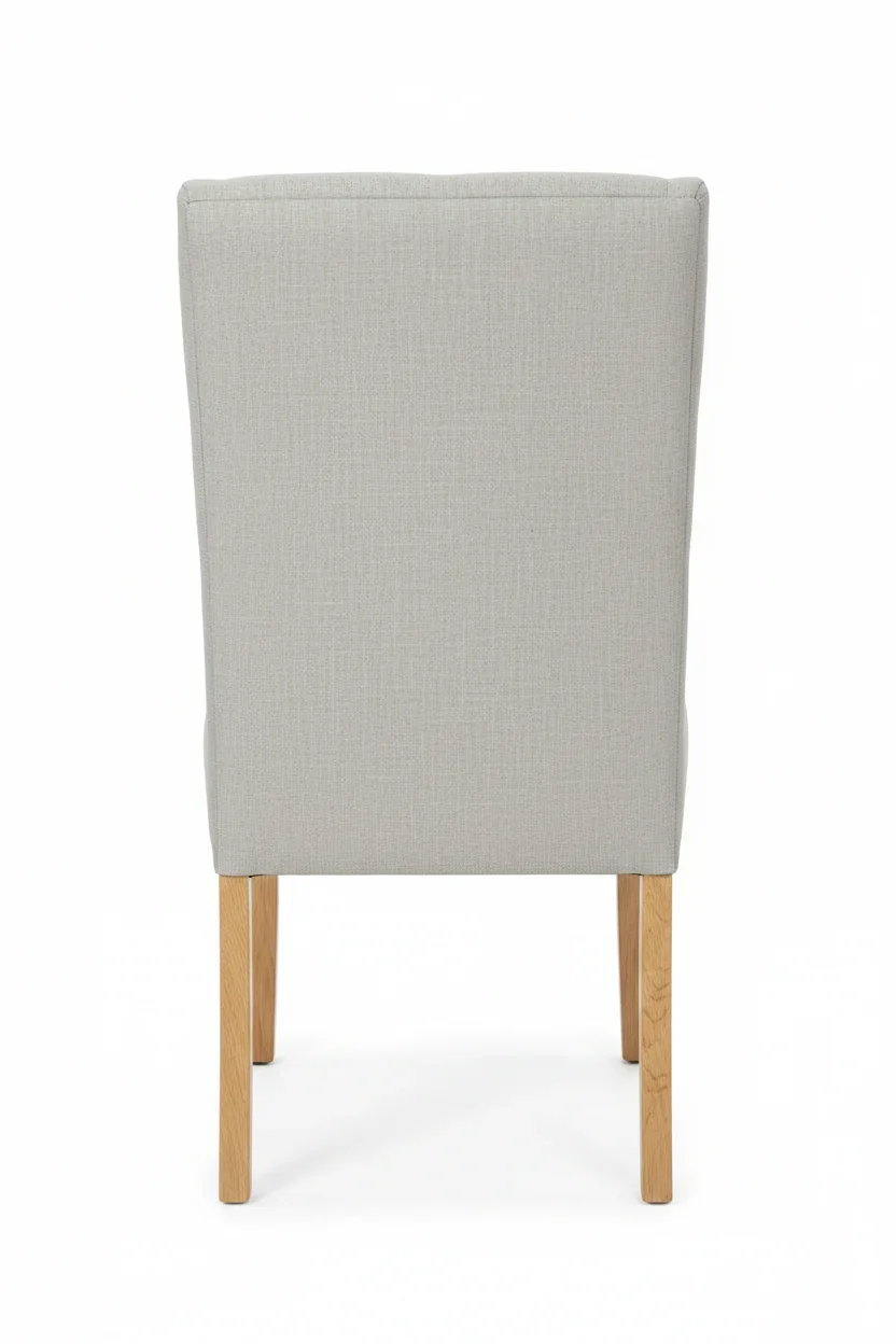 MF Manhattan Fabric Upholstered Timber Leg Dining Chair