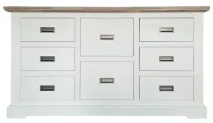 VI Folkestone Solid Timber 8 Drawer Dresser thumbnail 2