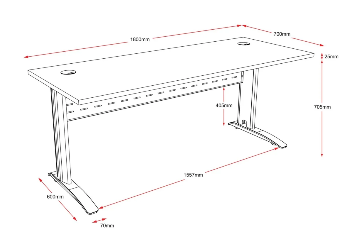 RL Rapid Span Office Desk thumbnail 4