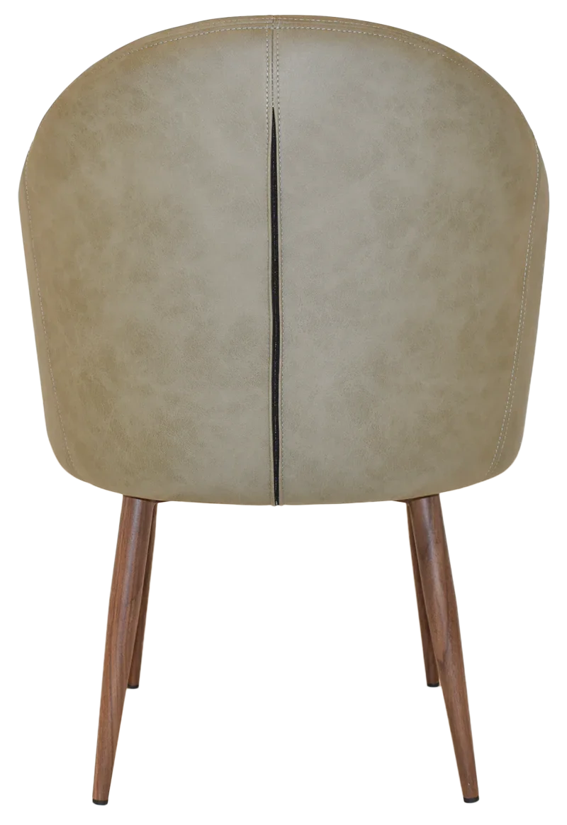 EZ ARM CHAIR HUGO METAL LIGHT WALNUT