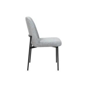 VI Libra Fabric Upholstered Metal Leg Dining Chair thumbnail 3
