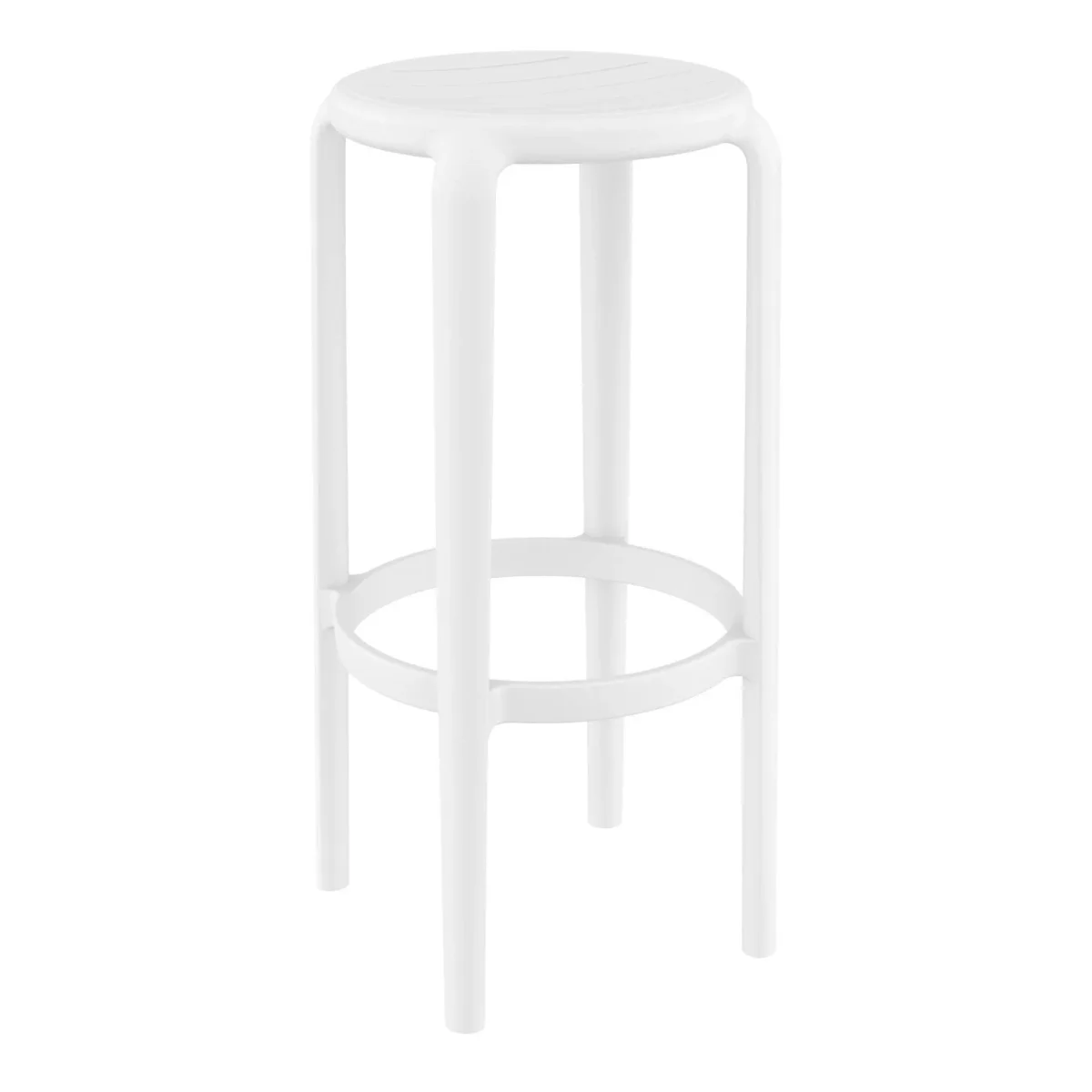 FL Tom Hospitality Outdoor Stackable Bar Stool thumbnail 12