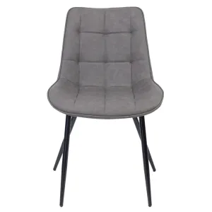 VI Giselle PU Leather Upholstered Metal Leg Dining Chair thumbnail 1