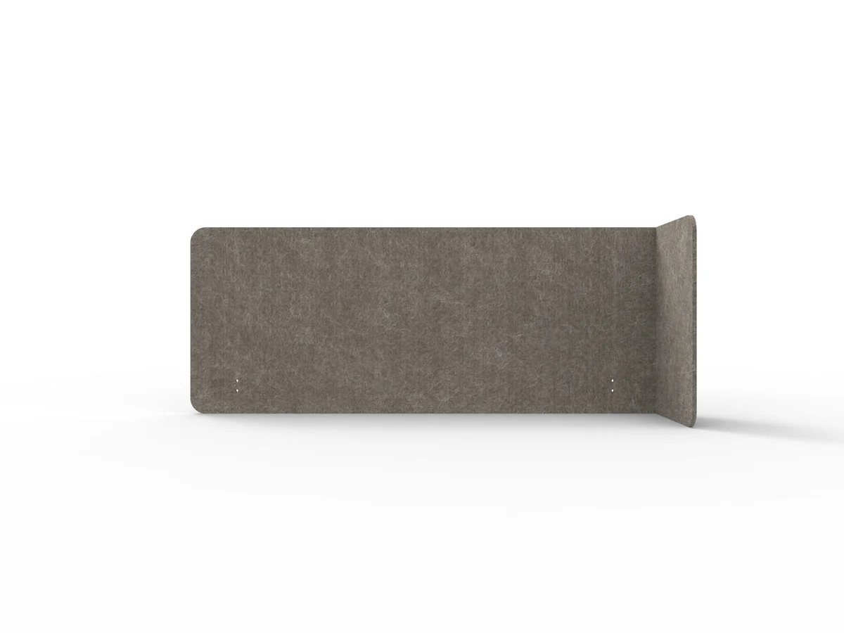 RL Acouline  Quarter Right End Wrap Screen for Workstation