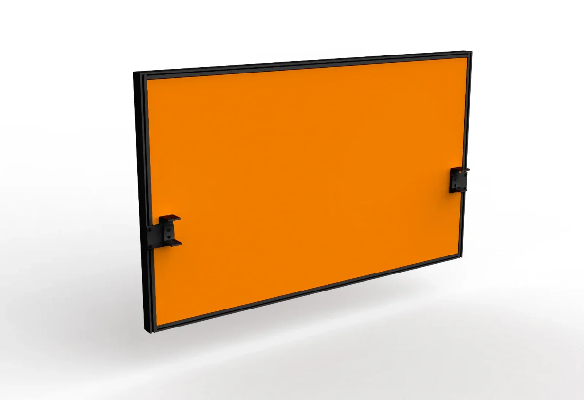 OL Studio50 Deskmount Screens Panel - Splice Fabric with Black Frame - 900mm Height