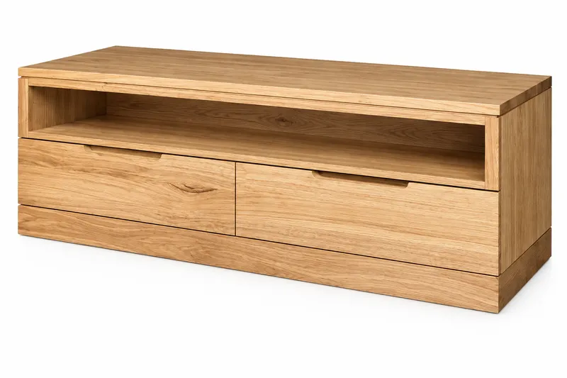 MD Malhouse Solid Timber Coffee Table with 2 Drawers & 1 Niche
