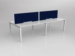OL Axis 4 User Double Sided Workstation with Screen - Breathe Fabric thumbnail 3