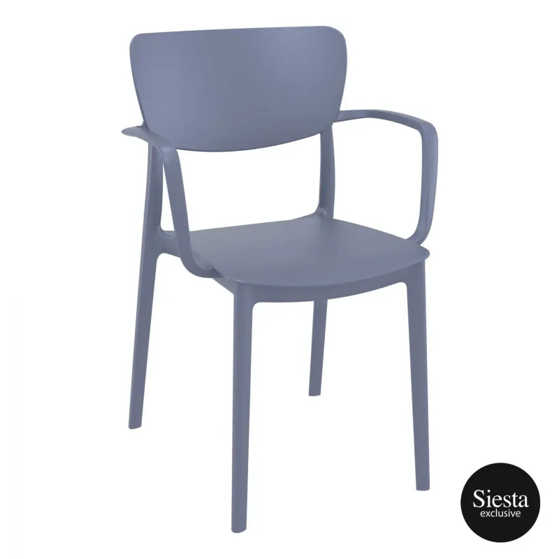 FL Lisa Hospitality Outdoor Stackable Armchair