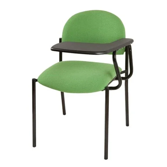 ST Vera Round Back Upholstered Training Chair with Tablet Arms - Left