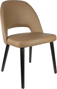 FL Semifreddo Vinyl Upholstered Timber Legs Hospitality Chair thumbnail 5