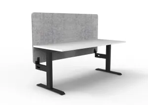 RL Boost Static Single Sided Workstation with Grey Eco Panel Screen thumbnail 10