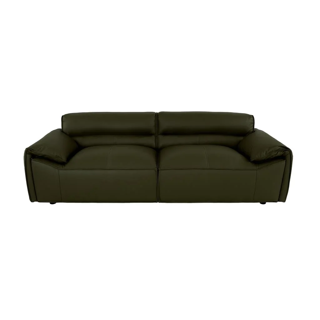VI Zander Leather 2 Seaters Sofa