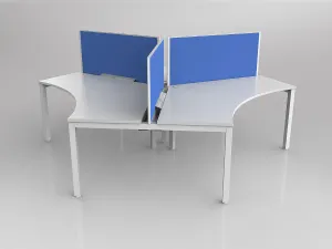 OL Axis 3 User 120° Workstation with Screen - Breathe Fabric thumbnail 5