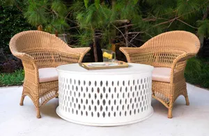 VI Mosaic Solid Timber Round Coffee Table thumbnail 3
