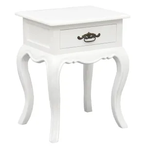 CT French Provincial Solid Timber 1 Drawer Lamp Table thumbnail 5