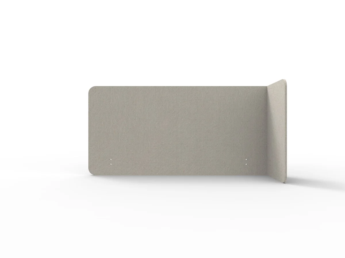 RL Acouline  Quarter Right End Wrap Screen for Workstation