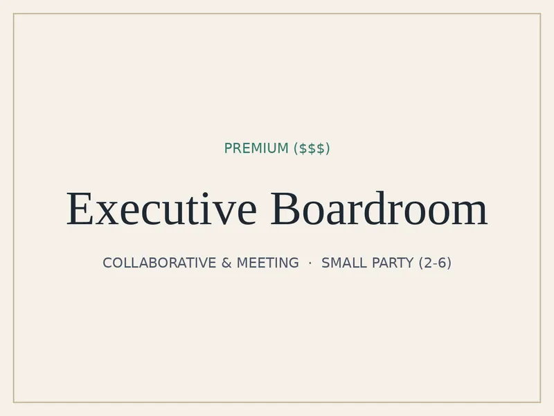 Executive Boardroom