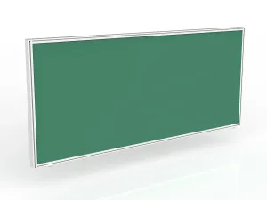 Ol Anvil Desk 4-User Double Sided Workspace with Breathe Screen ; White Frame Oak Top thumbnail 16