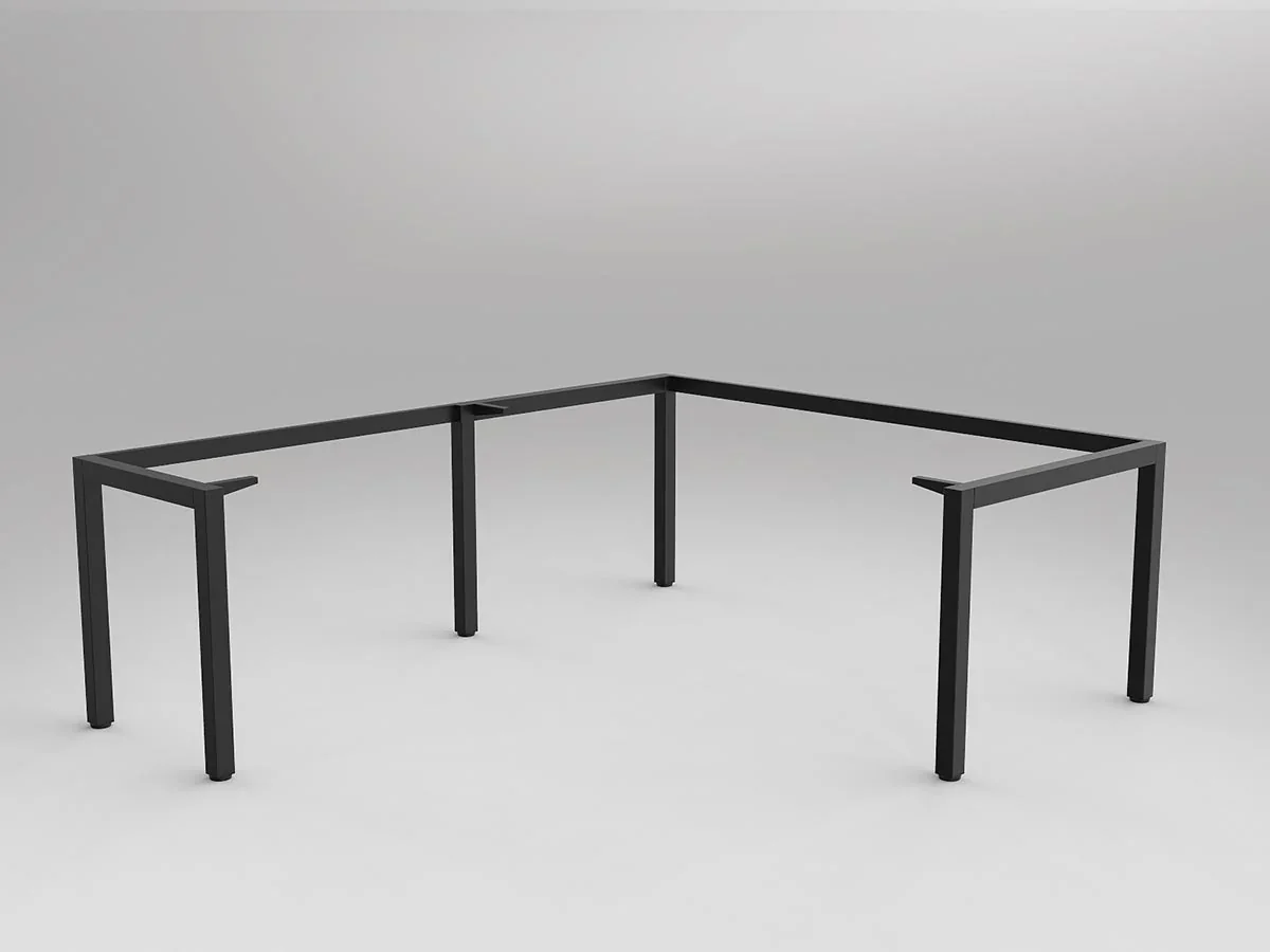 OL Axis Black Desk and Return Frame thumbnail 12