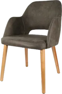 FL Sorbet Premium Vinyl Upholstered Timber Legs Hospitality Chair thumbnail 7