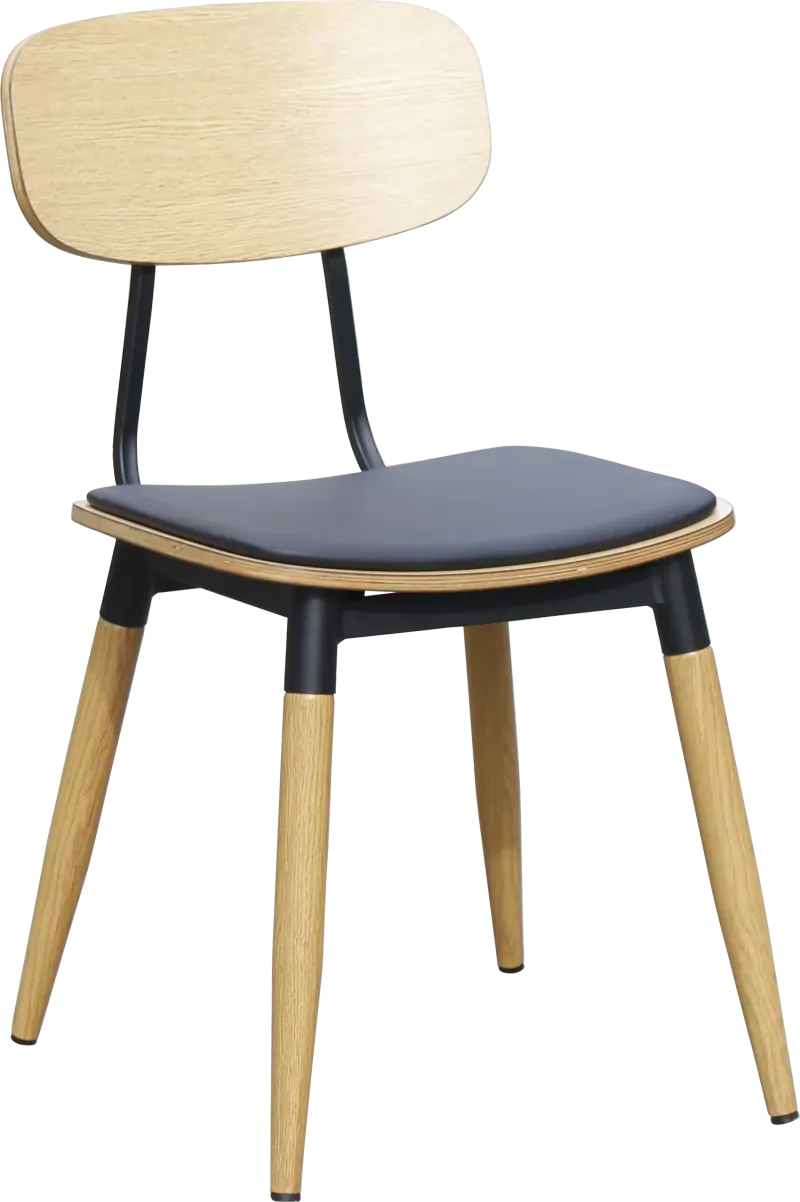 FL Austin Vinyl Seat Steel Legs Hospitality Dining Chair