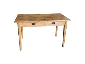 MF Tiffany Solid Timber 2 Drawer Console Table or Desk thumbnail 1