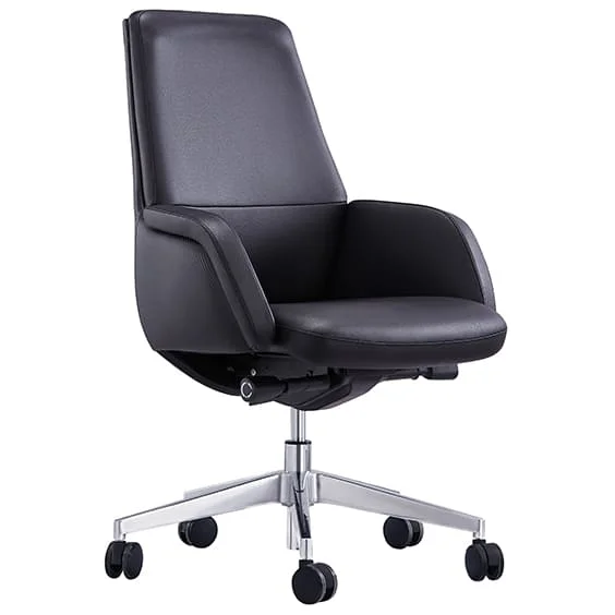 ST Captain Genuine Leather Low Back Executive Chair