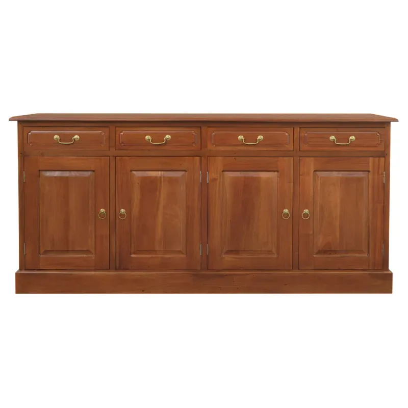 CT Tasmania Solid Timber 4 Door 4 Drawer Buffet