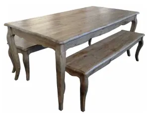 MF Andorra Solid Timber Dining Bench thumbnail 3