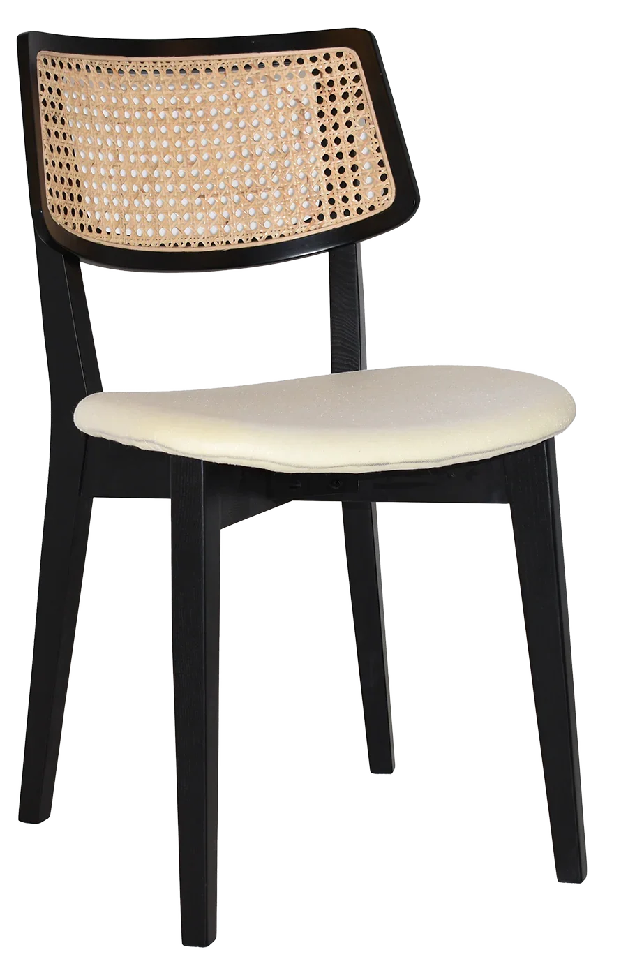 EZ Phoenix Solid Timber Framed Rattan Back Hospitality Dining Chair