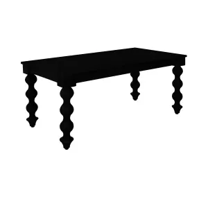 CR Carob Solid Timber Turned Leg Coffee Table thumbnail 1