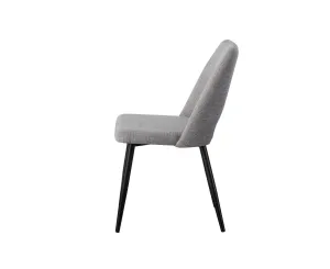 BT Zara Fabric Upholstered Metal Leg Dining Chair thumbnail 14