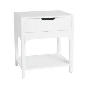 SH Ankara 1 Drawer Bedside Table - White thumbnail 1