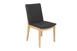 VI Boca Genuine Leather Upholstered Timber Leg Dining Chair thumbnail 4