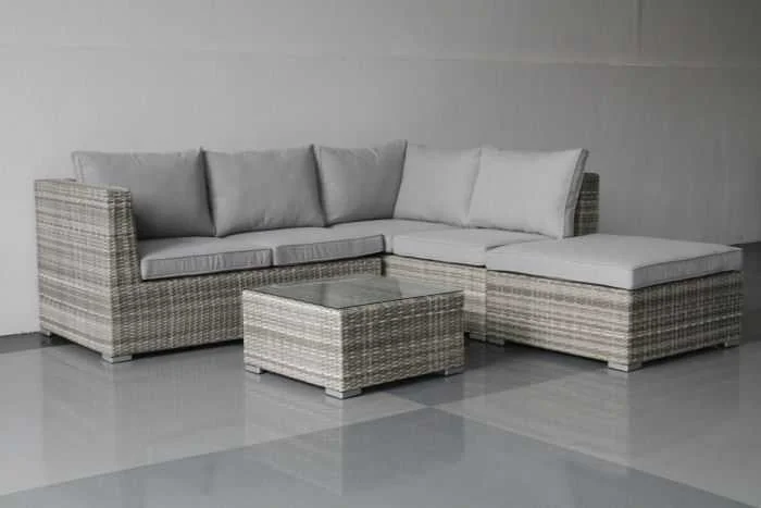 VI Solway Wicker Wrapped Outdoor Modular Lounge Setting