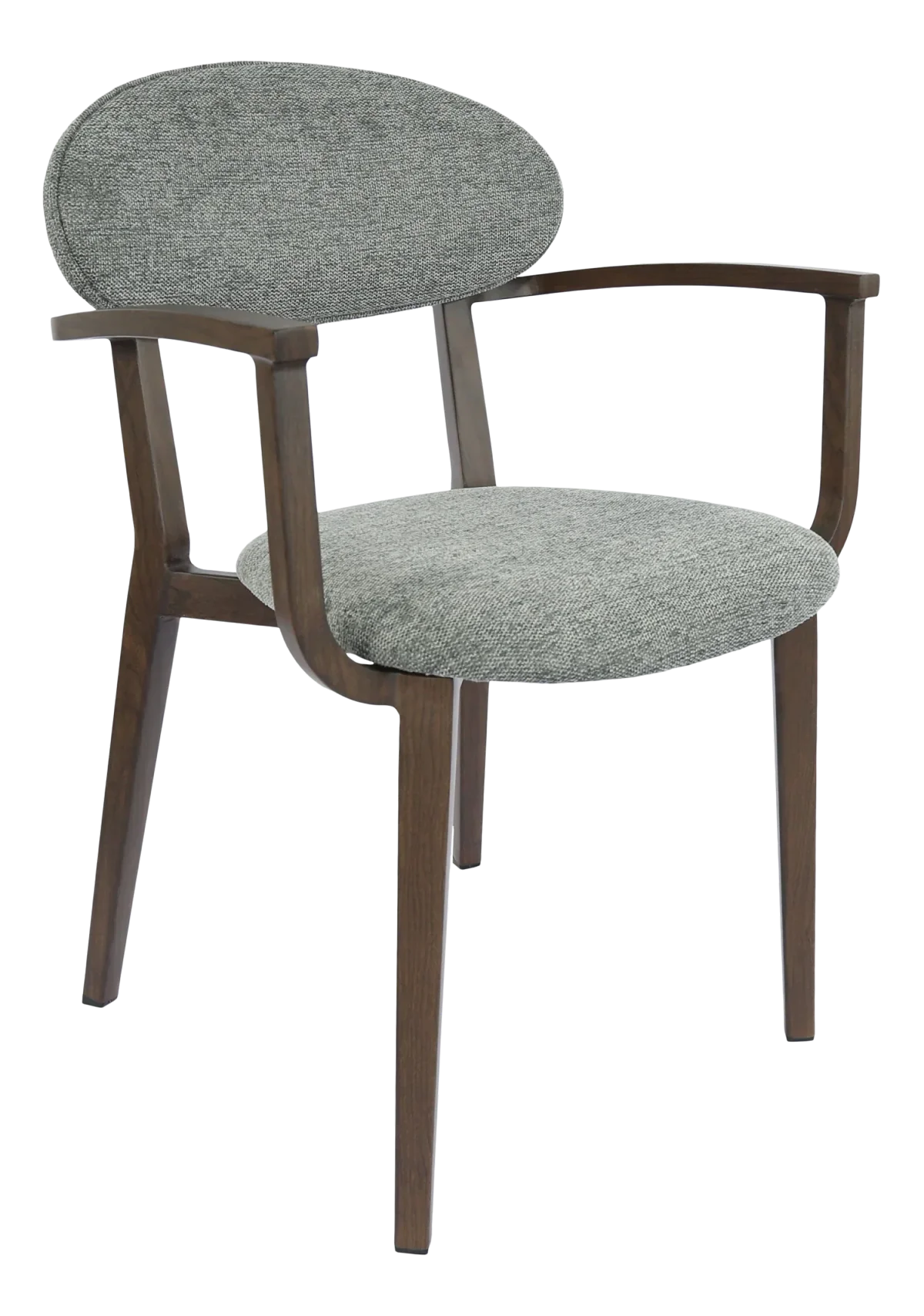 FL Atlanta Fabric Upholstered Hospitality Stackable Dining Armchair