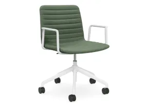 DD Nikola Meeting Chair with White Arm Rest thumbnail 2