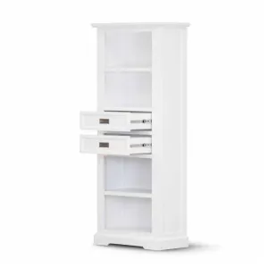 VI Coastal Solid Timber Bookcase with 2 Drawers thumbnail 2