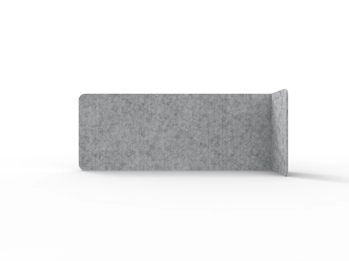 RL Acouline  Quarter Right End Wrap Screen for Workstation