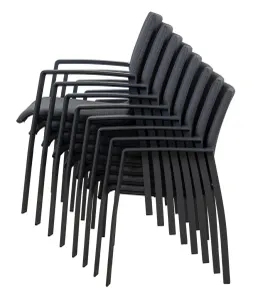 VI Baska Aluminium Framed Outdoor Stackable Dining Chair with Cushion thumbnail 12