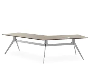 DD Delta Nouveau Metal Leg 120° Executive Desk thumbnail 1