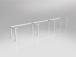 OL Axis Single Sided 3-User Workspace Frame thumbnail 3