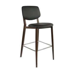 FL Atlanta Upholstered Aluminium Frame Hospitality Barstool - Large thumbnail 1
